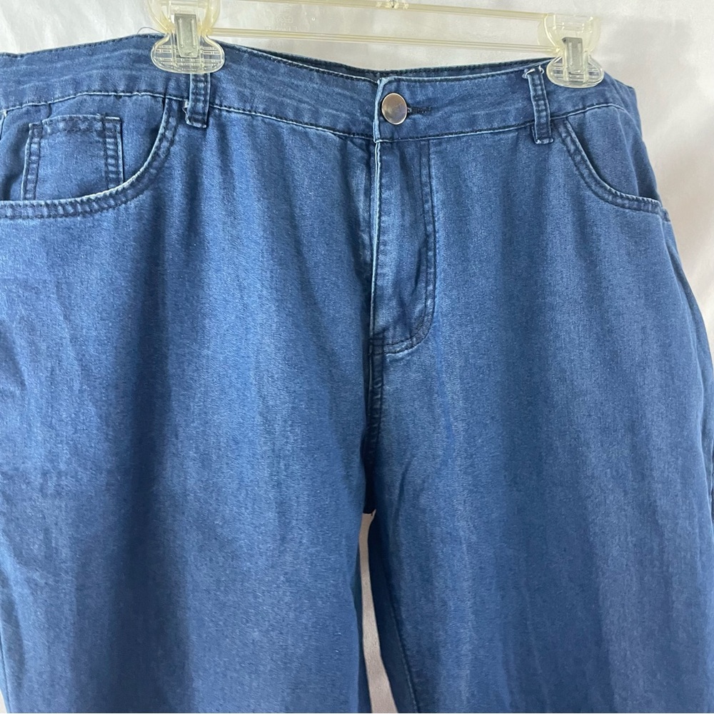 Flare Gromet Lace up Jeans - Picture 7 of 10